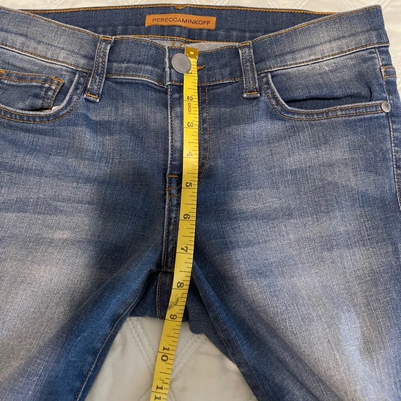 Rebecca Minkoff Jane distress skinny Jean size 28 - Picture 7 of 8